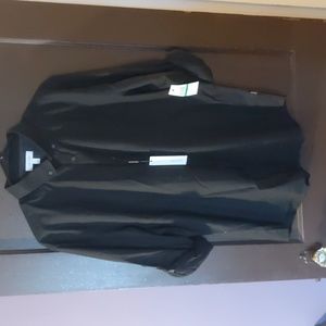 Long sleeve black button down